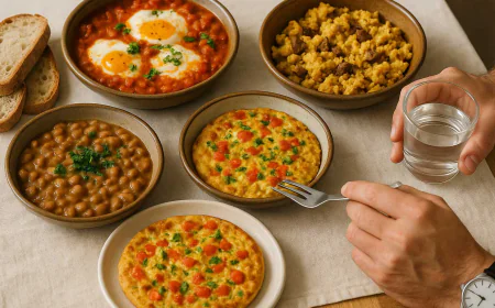 أكلة سريعة في 5 دقائق للفطار للغداء للعشاء بدون لحم