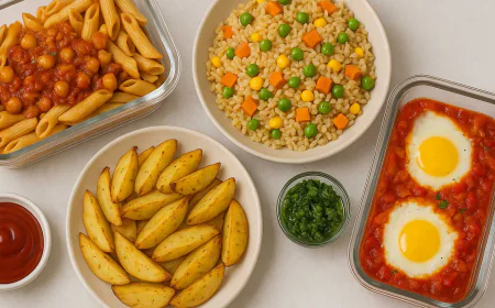 اكلات اقتصادية للغداء بدون لحوم سهلة سريعة غير مكلفة  مع أكلة سريعة في 5 دقائق