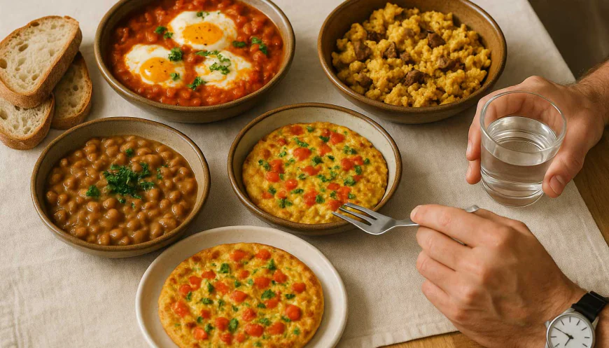 أكلة سريعة في 5 دقائق للفطار للغداء للعشاء بدون لحم