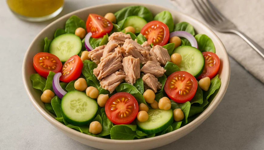 صورة توضيحية لسلطة التونة الصحية
